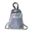 Polyester  drawstrings gym bag with handle